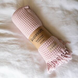 Supasoft Waffle Turkish Beach Towel | Lightweight Cotton Spa Towel | New